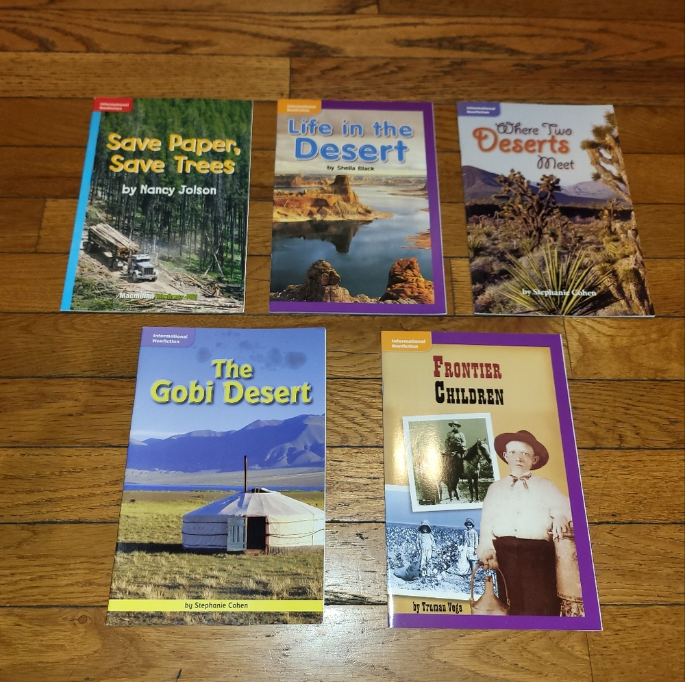 Macmillian McGraw-Hill Informational Nonfiction 5 Pc Book Set #1